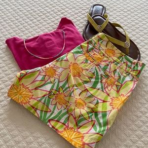 Lilly Pulitzer Daffodils Print Shorts